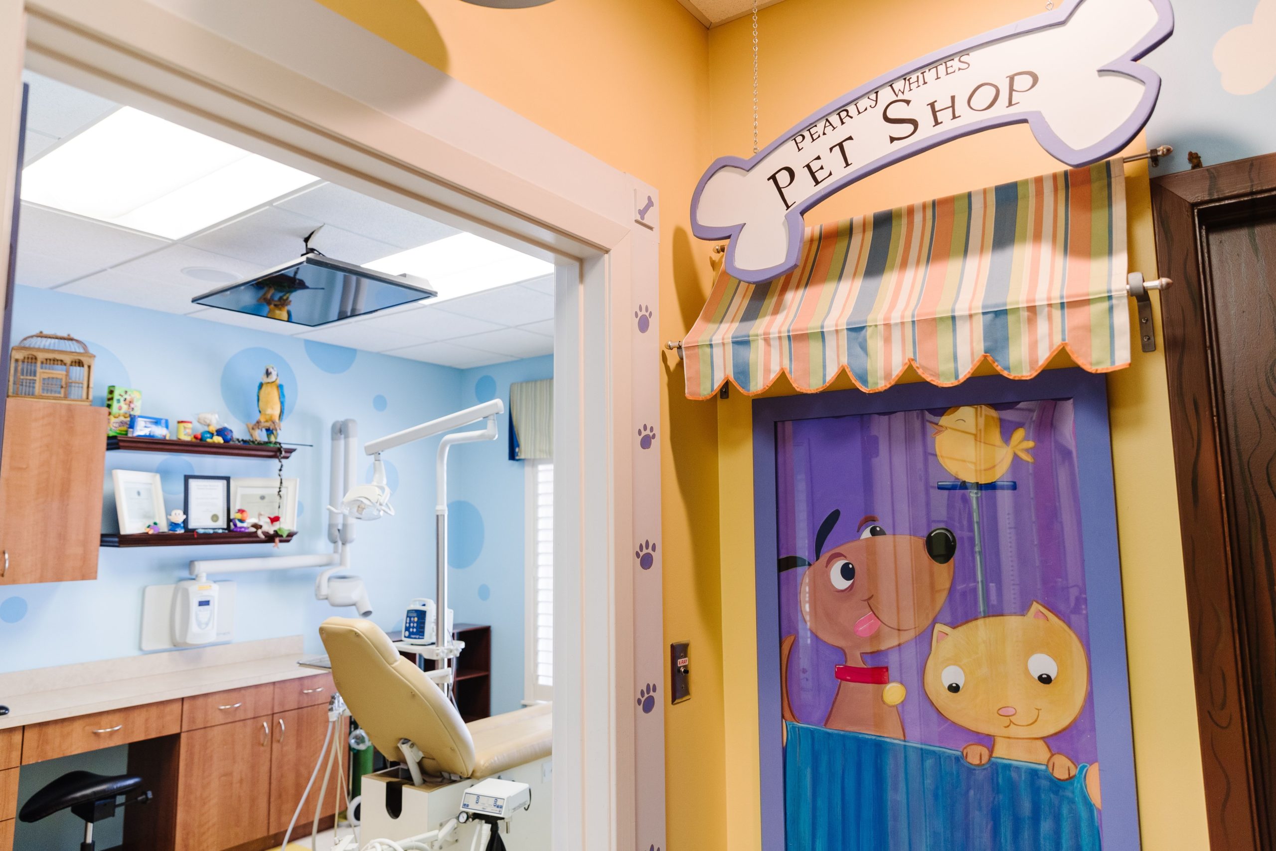 pediatric area at Smiles of Austin